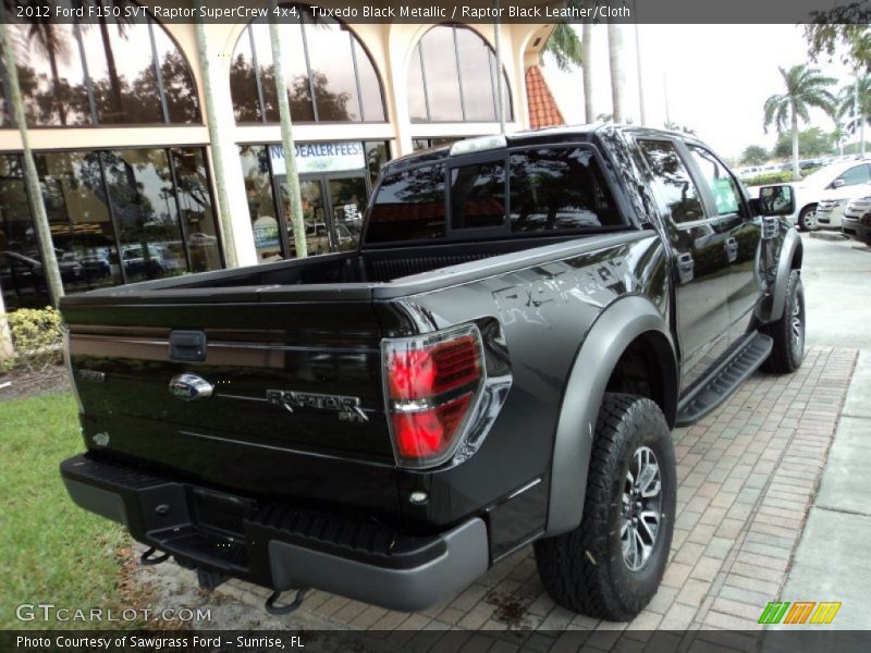 Tuxedo Black Metallic / Raptor Black Leather/Cloth 2012 Ford F150 SVT Raptor SuperCrew 4x4