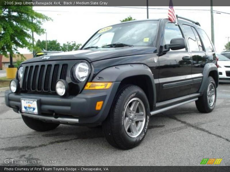 Black / Medium Slate Gray 2006 Jeep Liberty Renegade 4x4