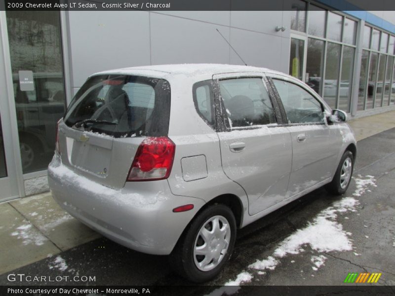 Cosmic Silver / Charcoal 2009 Chevrolet Aveo LT Sedan