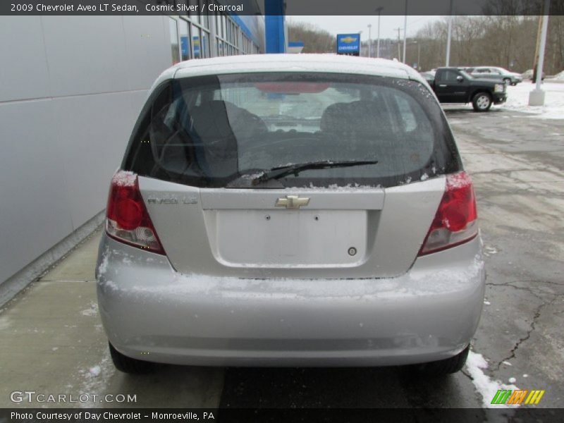 Cosmic Silver / Charcoal 2009 Chevrolet Aveo LT Sedan