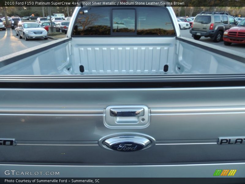 Ingot Silver Metallic / Medium Stone Leather/Sienna Brown 2010 Ford F150 Platinum SuperCrew 4x4