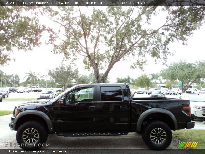 Tuxedo Black Metallic / Raptor Black Leather/Cloth 2012 Ford F150 SVT Raptor SuperCrew 4x4