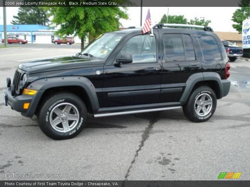 Black / Medium Slate Gray 2006 Jeep Liberty Renegade 4x4