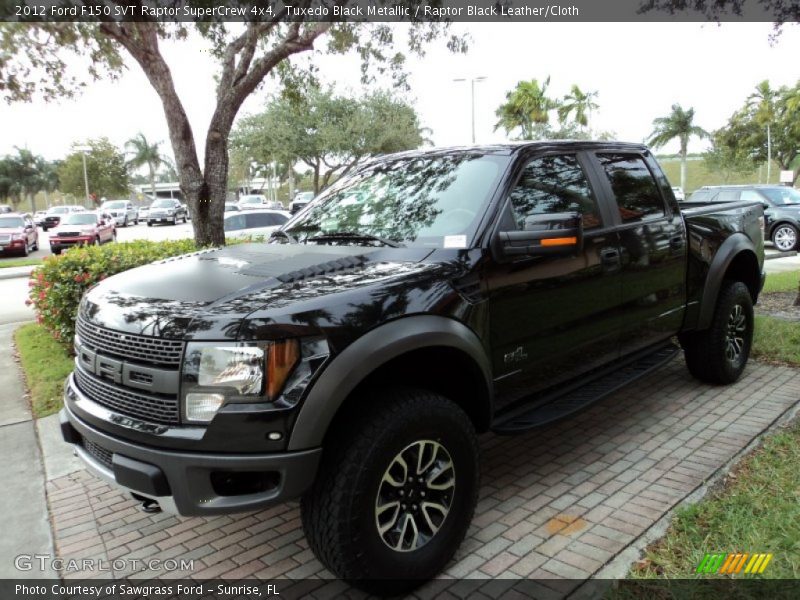 Tuxedo Black Metallic / Raptor Black Leather/Cloth 2012 Ford F150 SVT Raptor SuperCrew 4x4