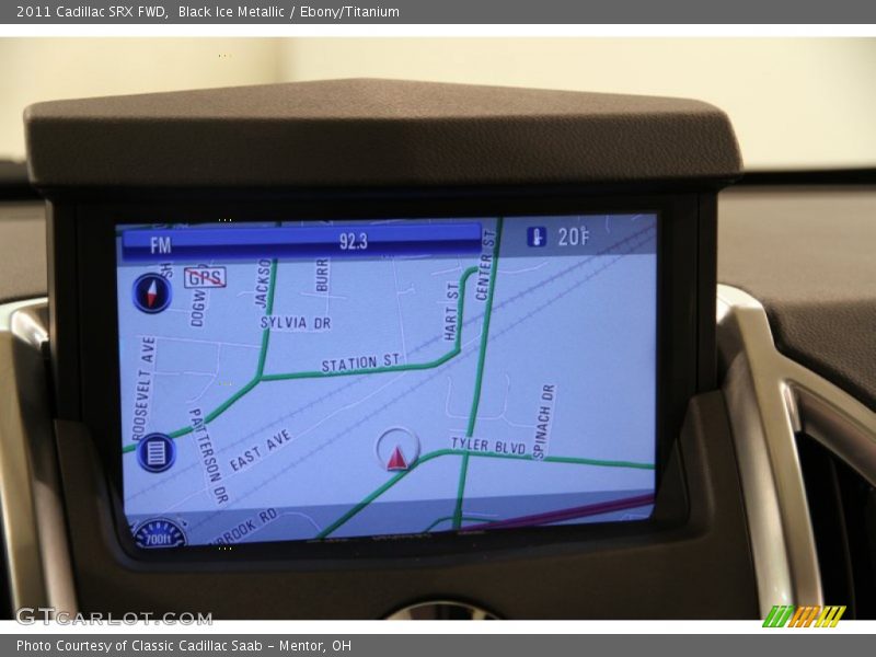 Black Ice Metallic / Ebony/Titanium 2011 Cadillac SRX FWD