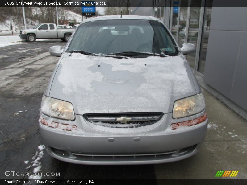 Cosmic Silver / Charcoal 2009 Chevrolet Aveo LT Sedan