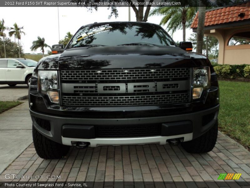 Tuxedo Black Metallic / Raptor Black Leather/Cloth 2012 Ford F150 SVT Raptor SuperCrew 4x4