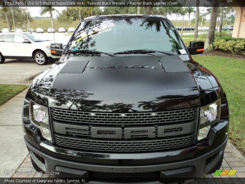 Tuxedo Black Metallic / Raptor Black Leather/Cloth 2012 Ford F150 SVT Raptor SuperCrew 4x4