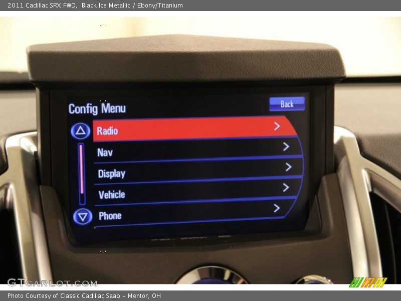 Black Ice Metallic / Ebony/Titanium 2011 Cadillac SRX FWD