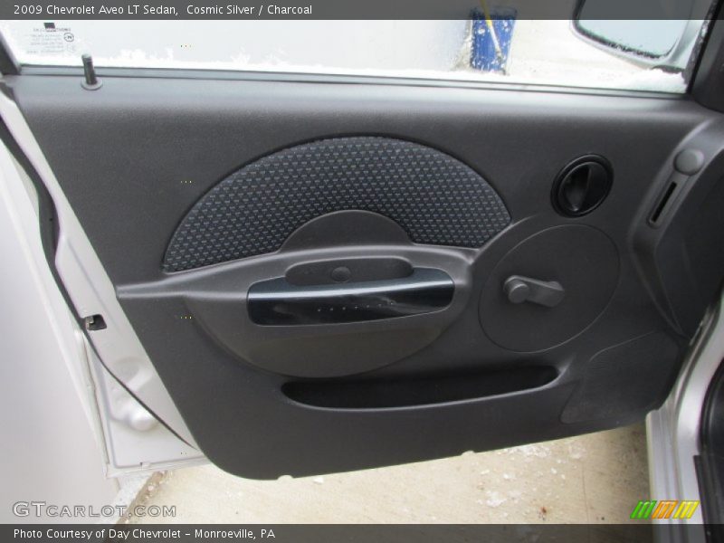 Cosmic Silver / Charcoal 2009 Chevrolet Aveo LT Sedan