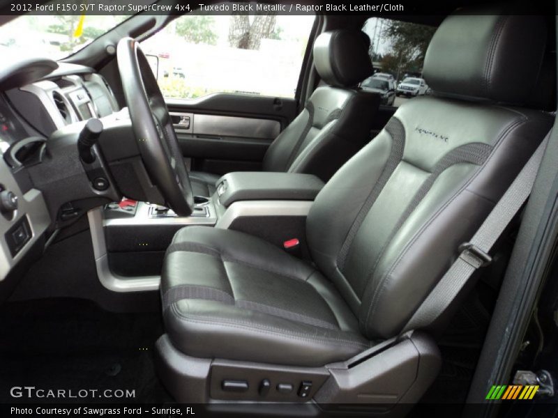 Front Seat of 2012 F150 SVT Raptor SuperCrew 4x4