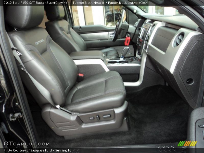 Tuxedo Black Metallic / Raptor Black Leather/Cloth 2012 Ford F150 SVT Raptor SuperCrew 4x4