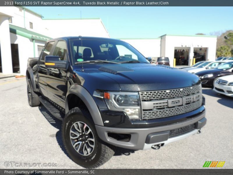 Tuxedo Black Metallic / Raptor Black Leather/Cloth 2013 Ford F150 SVT Raptor SuperCrew 4x4