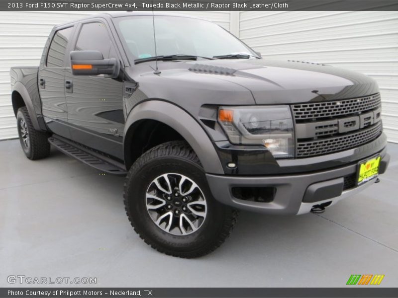 Tuxedo Black Metallic / Raptor Black Leather/Cloth 2013 Ford F150 SVT Raptor SuperCrew 4x4