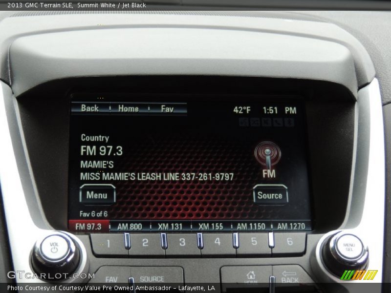 Summit White / Jet Black 2013 GMC Terrain SLE