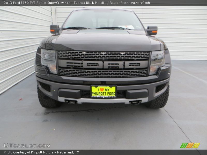 Tuxedo Black Metallic / Raptor Black Leather/Cloth 2013 Ford F150 SVT Raptor SuperCrew 4x4