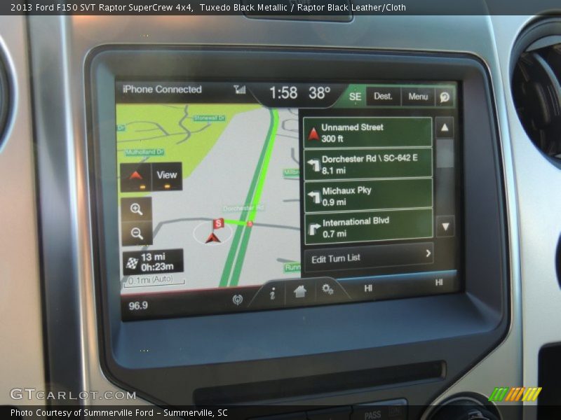 Tuxedo Black Metallic / Raptor Black Leather/Cloth 2013 Ford F150 SVT Raptor SuperCrew 4x4