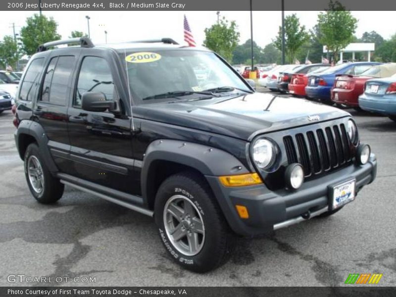 Black / Medium Slate Gray 2006 Jeep Liberty Renegade 4x4