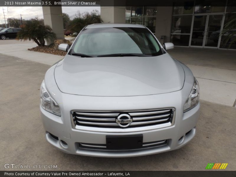 Brilliant Silver / Charcoal 2013 Nissan Maxima 3.5 S