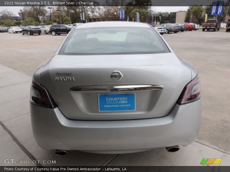 Brilliant Silver / Charcoal 2013 Nissan Maxima 3.5 S