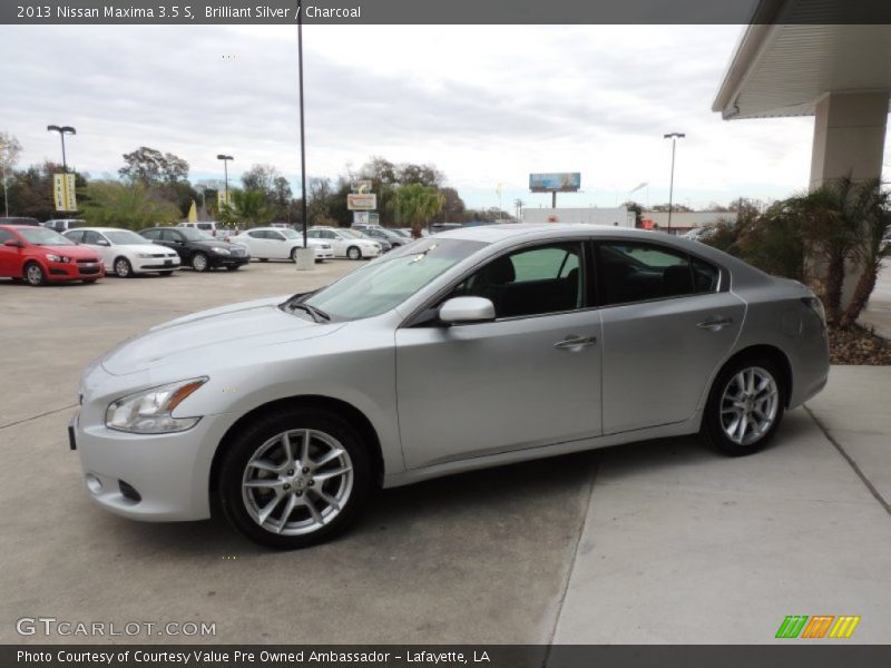 Brilliant Silver / Charcoal 2013 Nissan Maxima 3.5 S