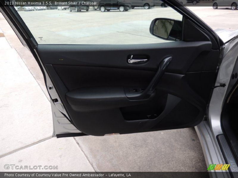 Brilliant Silver / Charcoal 2013 Nissan Maxima 3.5 S
