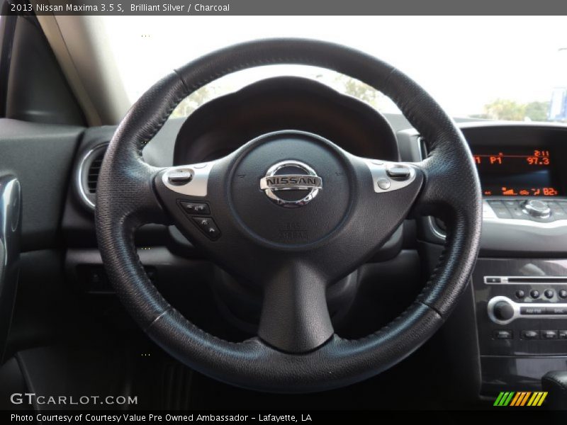 Brilliant Silver / Charcoal 2013 Nissan Maxima 3.5 S