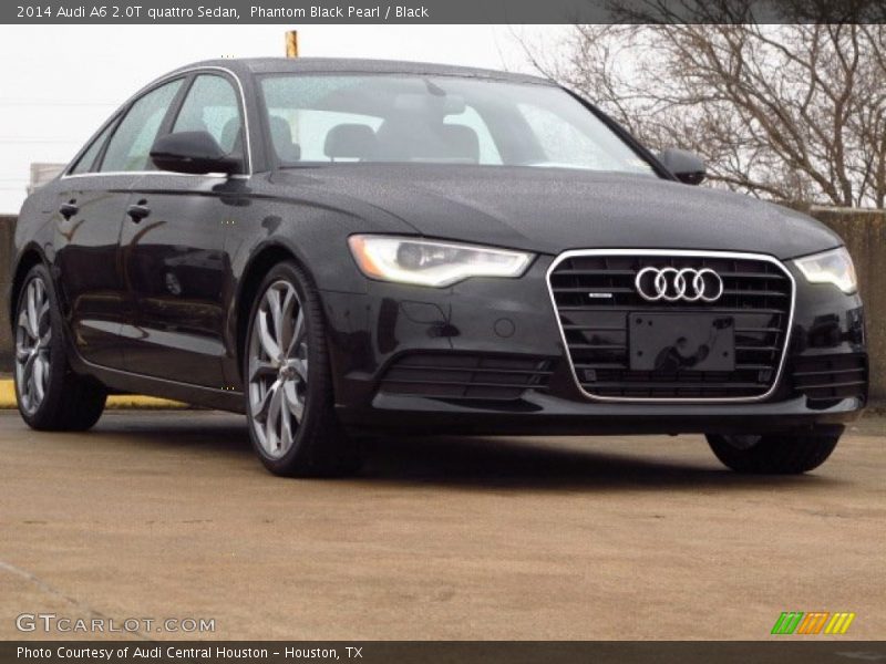 Phantom Black Pearl / Black 2014 Audi A6 2.0T quattro Sedan