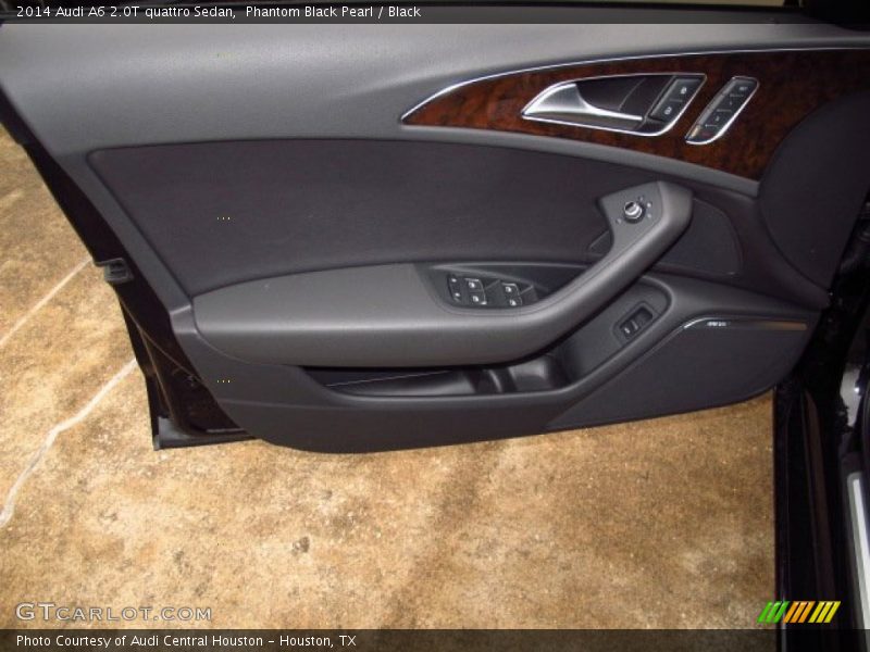 Phantom Black Pearl / Black 2014 Audi A6 2.0T quattro Sedan