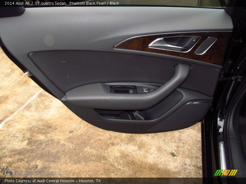 Phantom Black Pearl / Black 2014 Audi A6 2.0T quattro Sedan