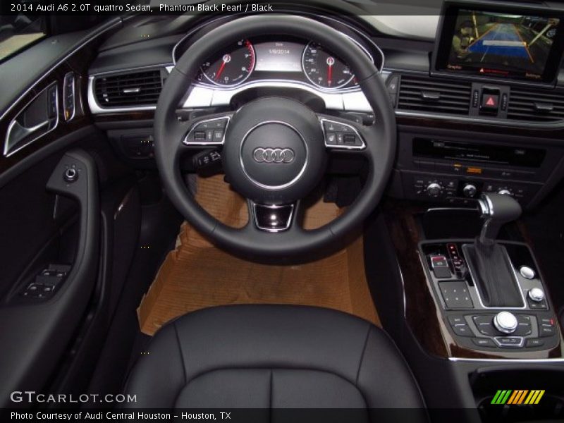 Phantom Black Pearl / Black 2014 Audi A6 2.0T quattro Sedan