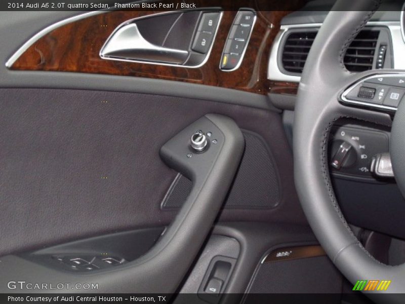Phantom Black Pearl / Black 2014 Audi A6 2.0T quattro Sedan