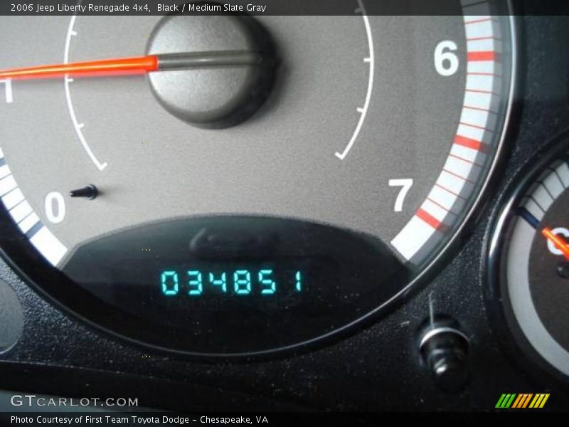 Black / Medium Slate Gray 2006 Jeep Liberty Renegade 4x4