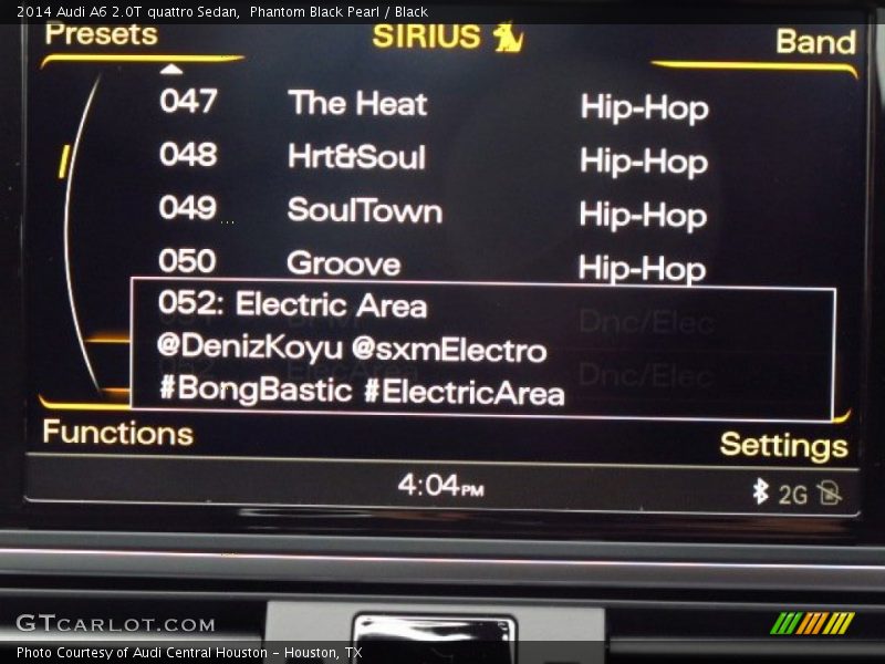 Phantom Black Pearl / Black 2014 Audi A6 2.0T quattro Sedan