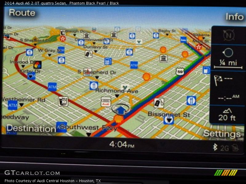 Phantom Black Pearl / Black 2014 Audi A6 2.0T quattro Sedan