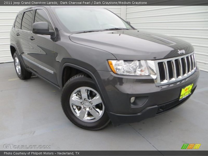 Dark Charcoal Pearl / Dark Graystone/Medium Graystone 2011 Jeep Grand Cherokee Laredo