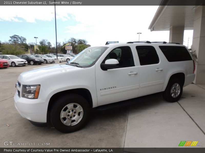 Summit White / Ebony 2011 Chevrolet Suburban LS