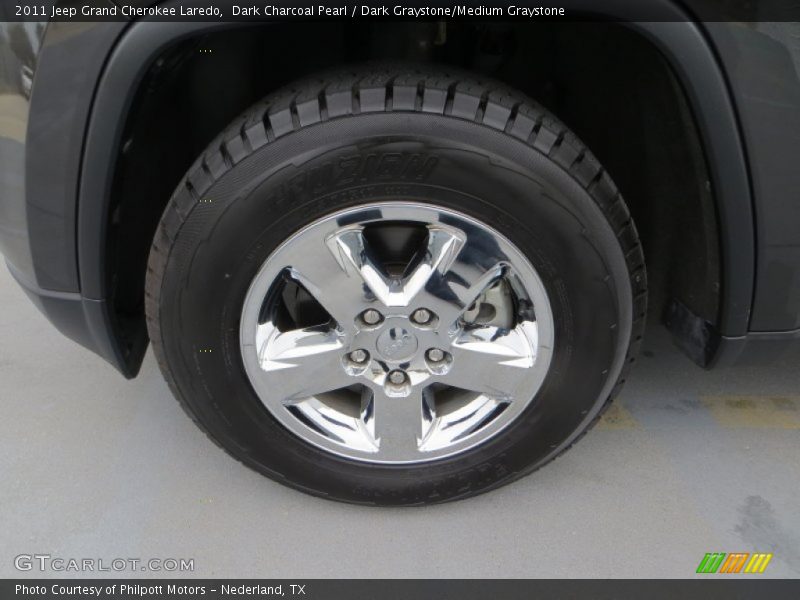 Dark Charcoal Pearl / Dark Graystone/Medium Graystone 2011 Jeep Grand Cherokee Laredo