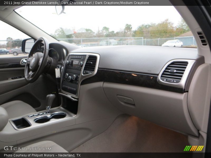 Dark Charcoal Pearl / Dark Graystone/Medium Graystone 2011 Jeep Grand Cherokee Laredo