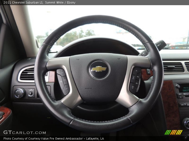 Summit White / Ebony 2011 Chevrolet Suburban LS