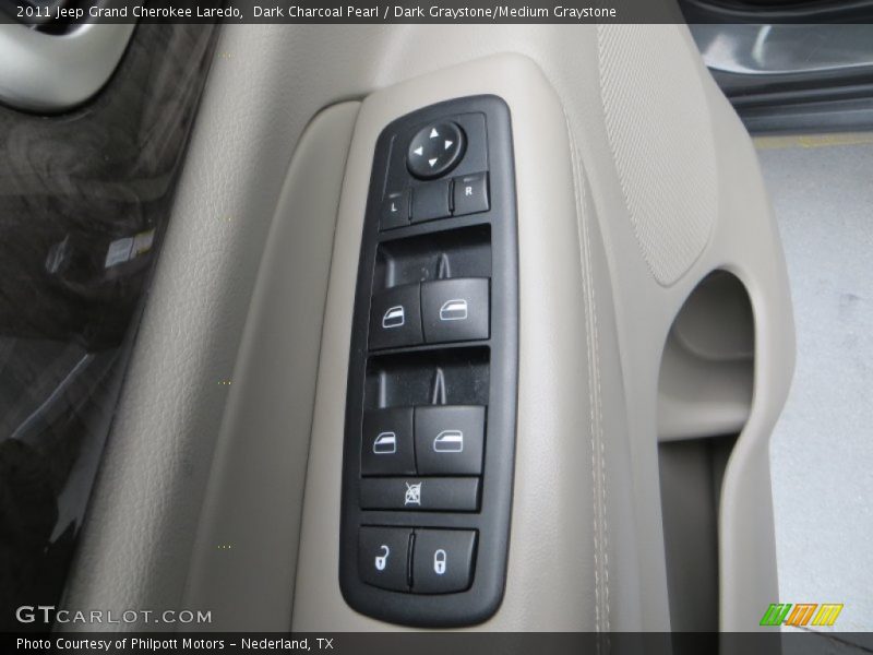 Dark Charcoal Pearl / Dark Graystone/Medium Graystone 2011 Jeep Grand Cherokee Laredo