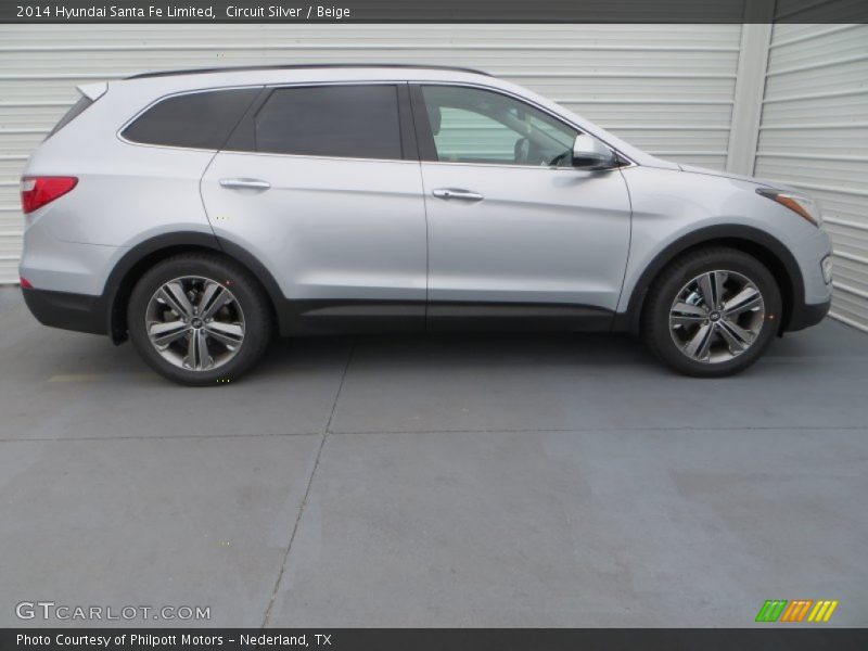  2014 Santa Fe Limited Circuit Silver