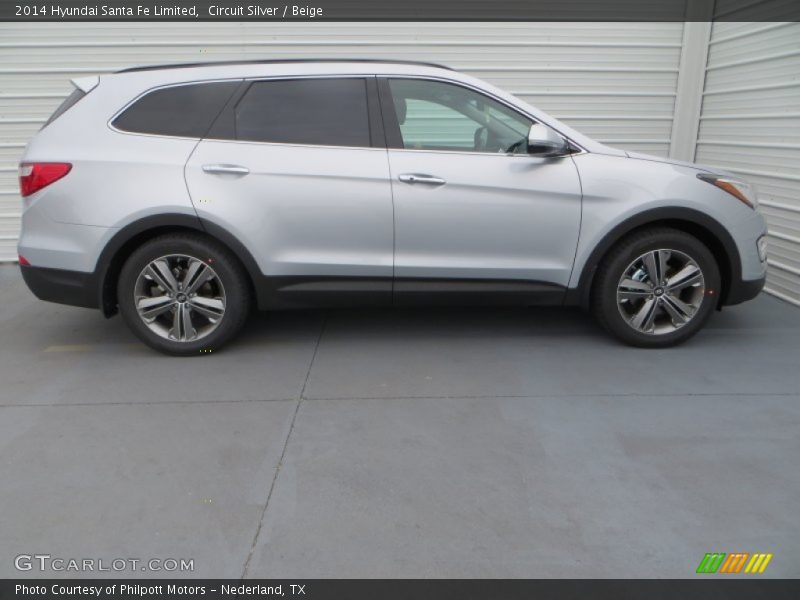  2014 Santa Fe Limited Circuit Silver