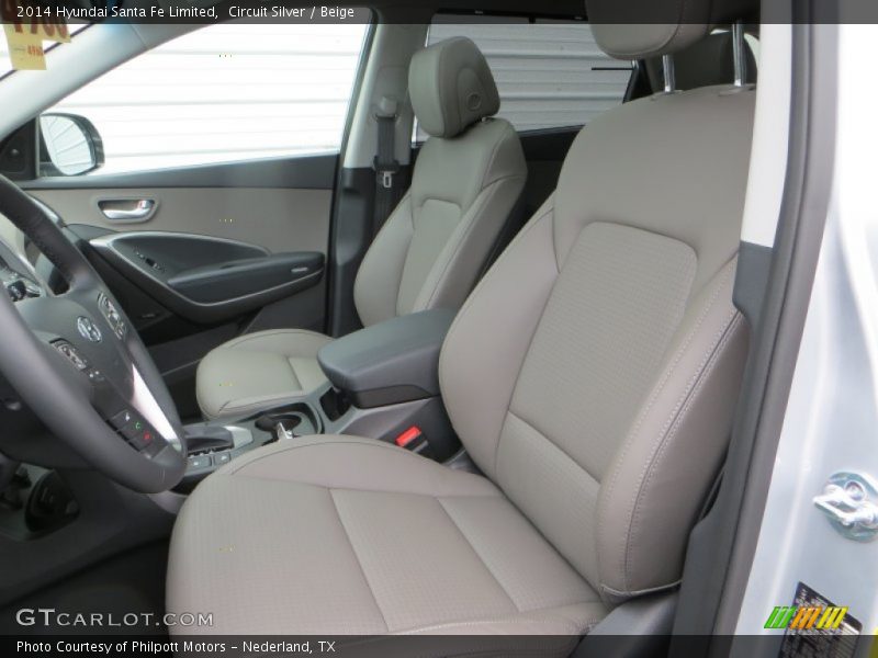 Circuit Silver / Beige 2014 Hyundai Santa Fe Limited