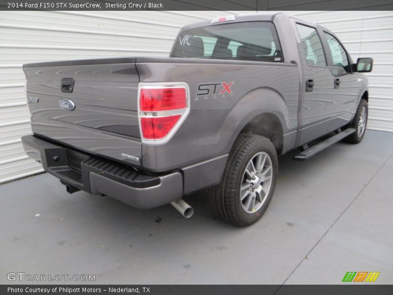 Sterling Grey / Black 2014 Ford F150 STX SuperCrew