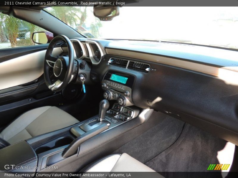 Red Jewel Metallic / Beige 2011 Chevrolet Camaro SS/RS Convertible