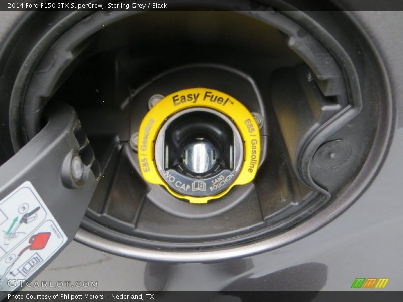 Sterling Grey / Black 2014 Ford F150 STX SuperCrew
