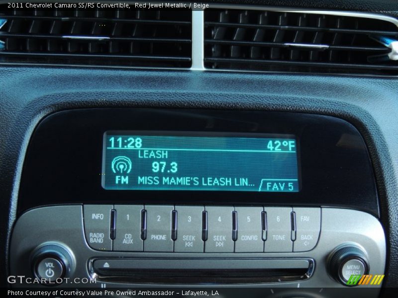 Red Jewel Metallic / Beige 2011 Chevrolet Camaro SS/RS Convertible