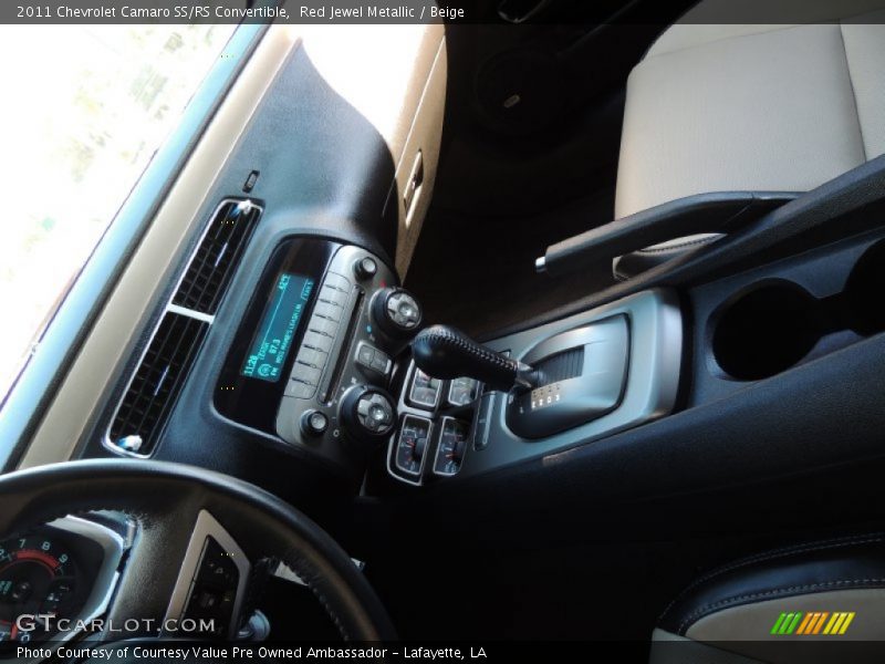 Red Jewel Metallic / Beige 2011 Chevrolet Camaro SS/RS Convertible