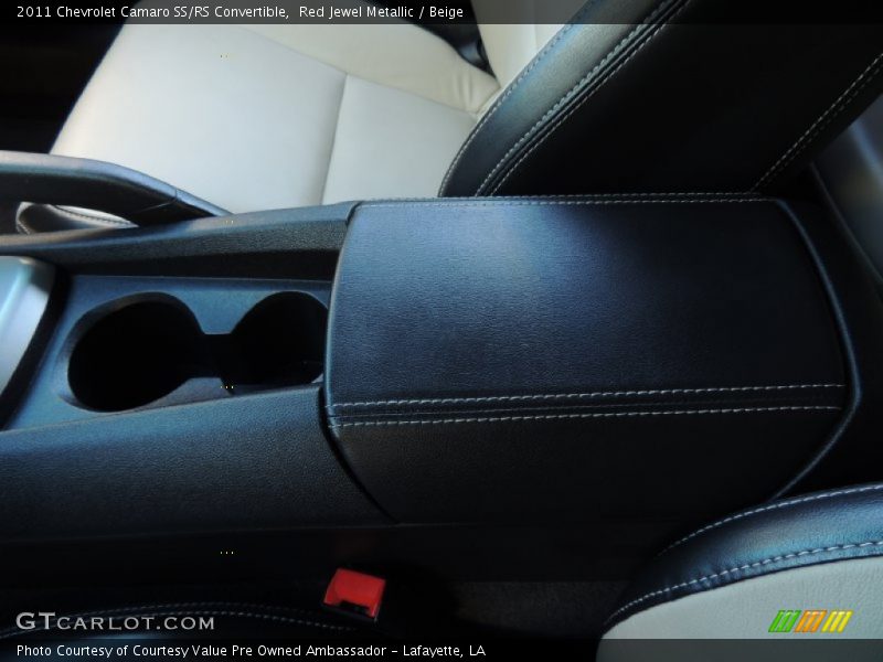 Red Jewel Metallic / Beige 2011 Chevrolet Camaro SS/RS Convertible